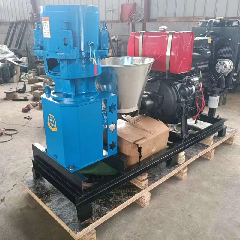 Wood Pellet Making Machine - آلة صغيرة جديدة لصنع حبيبات العلف
