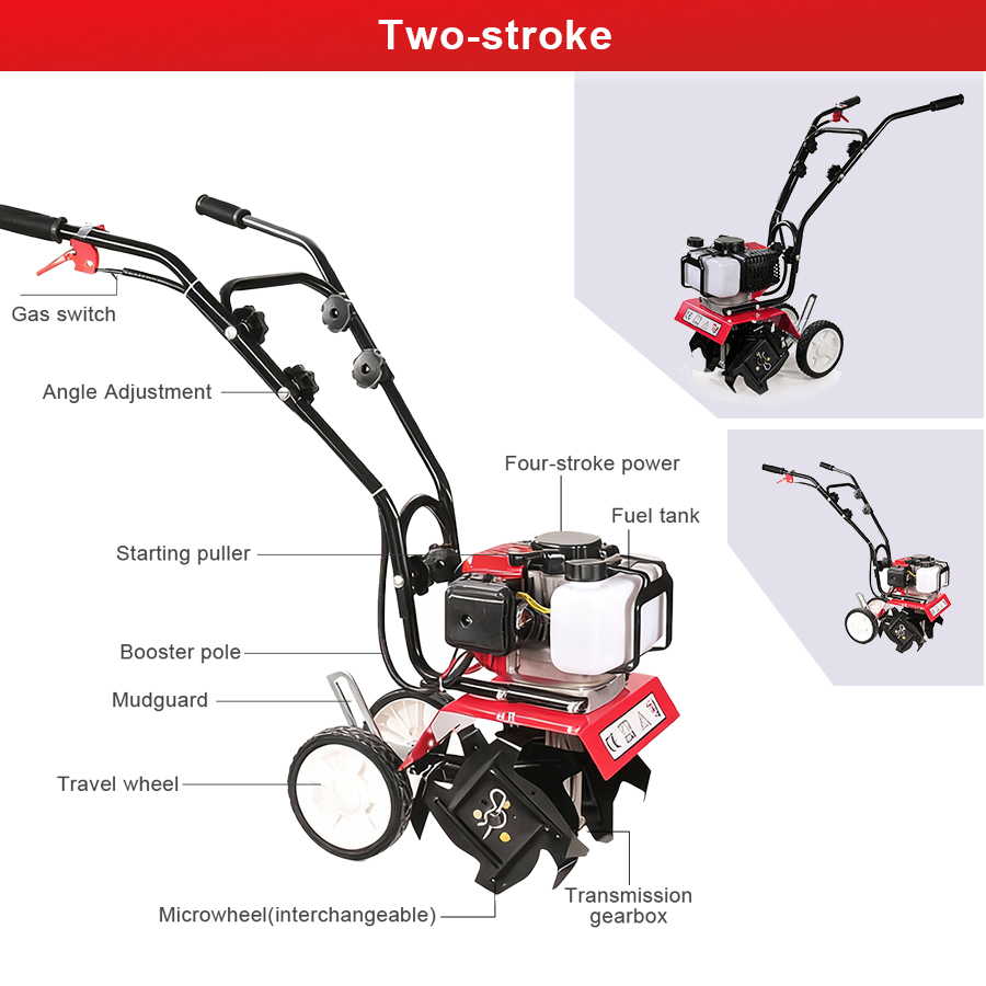 محراث دوار صغير متعدد الوظائف  - مراجعة Farming Agriculture Equipment وسعره