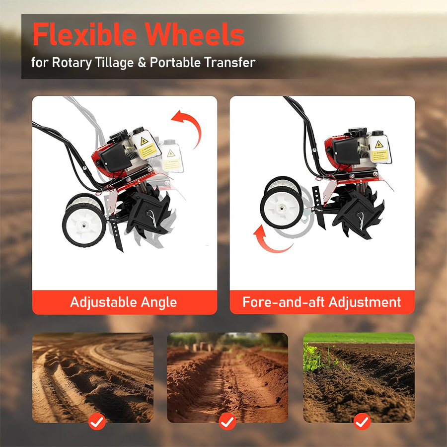 محراث دوار صغير متعدد الوظائف  - مراجعة Farming Agriculture Equipment وسعره