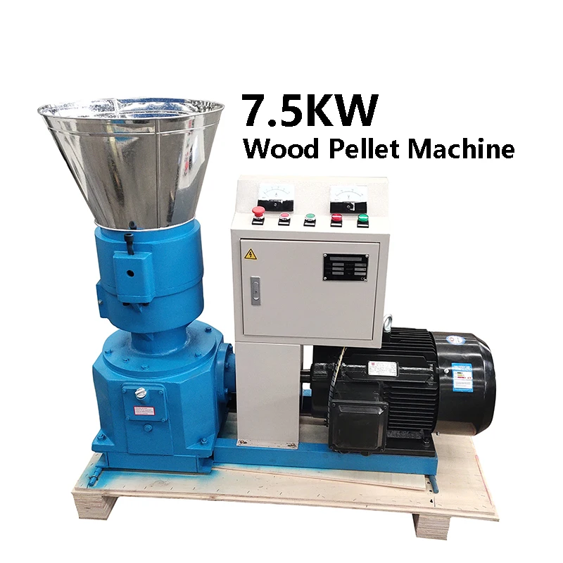 7.5kw ماكينة صنع الحبيبات الصح - مراجعة Wood Pellet Making Machine وسعره