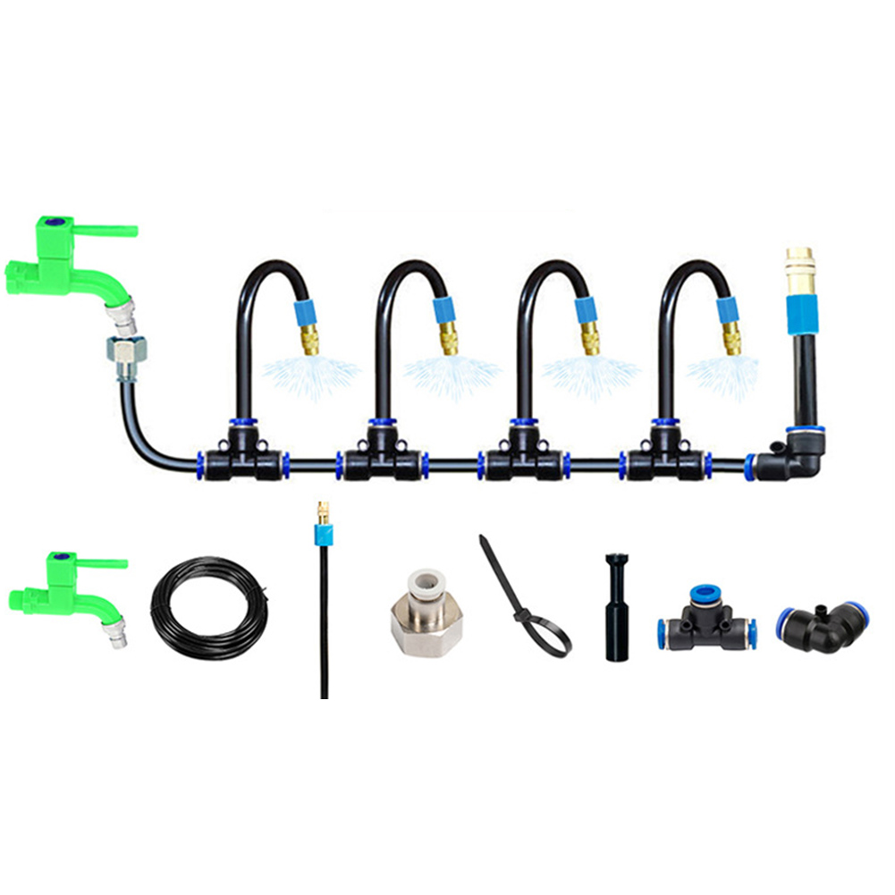نظام ري بالرش بفوهة نحاسية قاب - مراجعة Agriculture Farming Kit وسعره