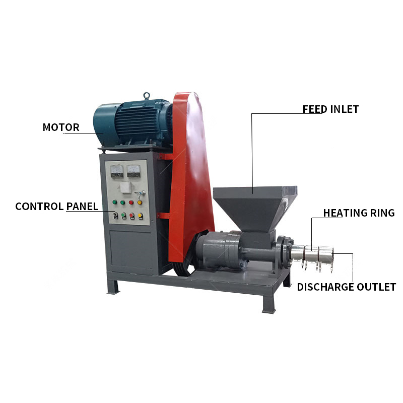 آلة جديدة لصنع الفحم، مكبس تكت - مراجعة Wood Pellet Making Machine وسعره