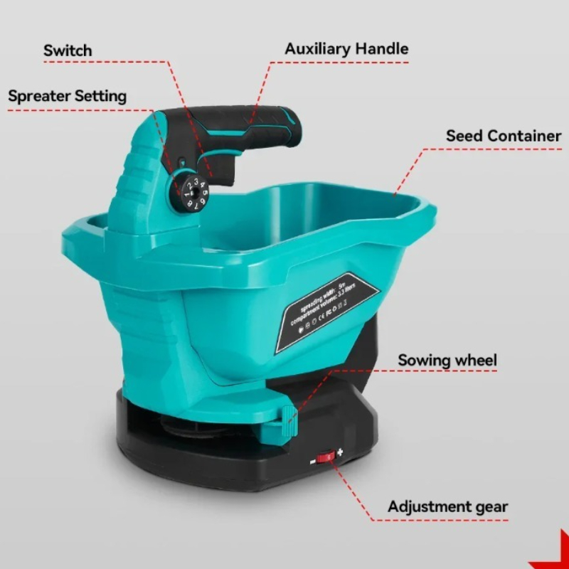 6 التروس التلقائي الأسمدة مفرش - مراجعة Farming Tools For Agriculture وسعره