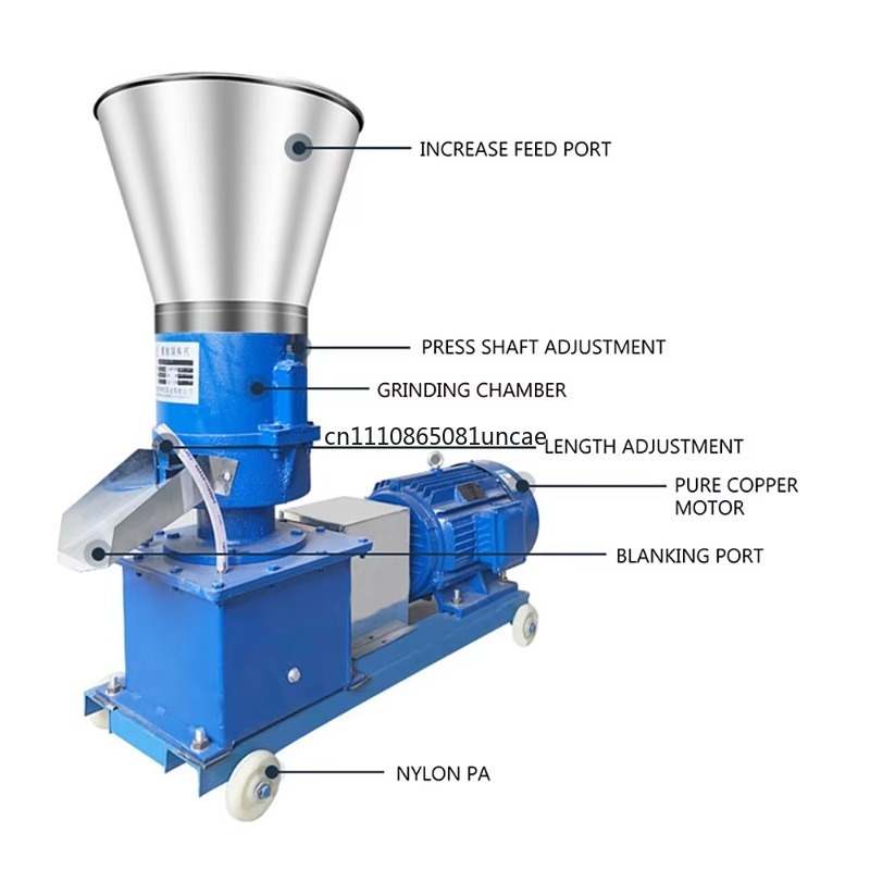 آلة صنع حبيبات الأعلاف والطعام - مراجعة Wood Pellet Making Machine وسعره