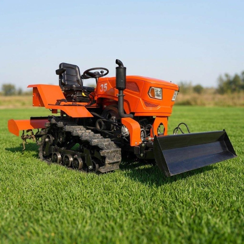 جرار زاحف رباعي الدفع بقوة 35  - مراجعة Farming Agriculture Equipment وسعره