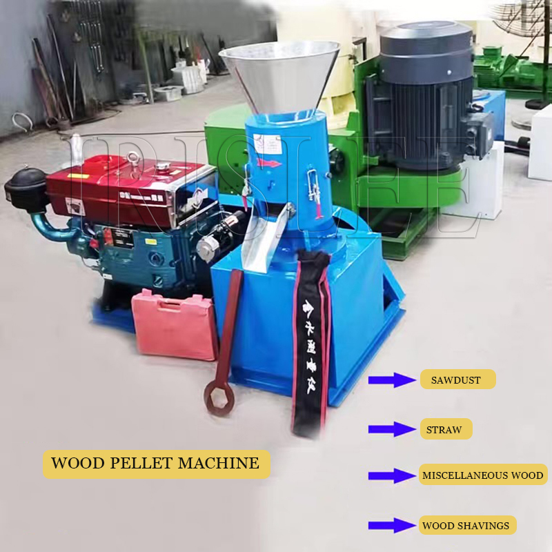 60-80 كجم/ساعة الديزل الخشب بي - مراجعة Wood Pellet Making Machine وسعره