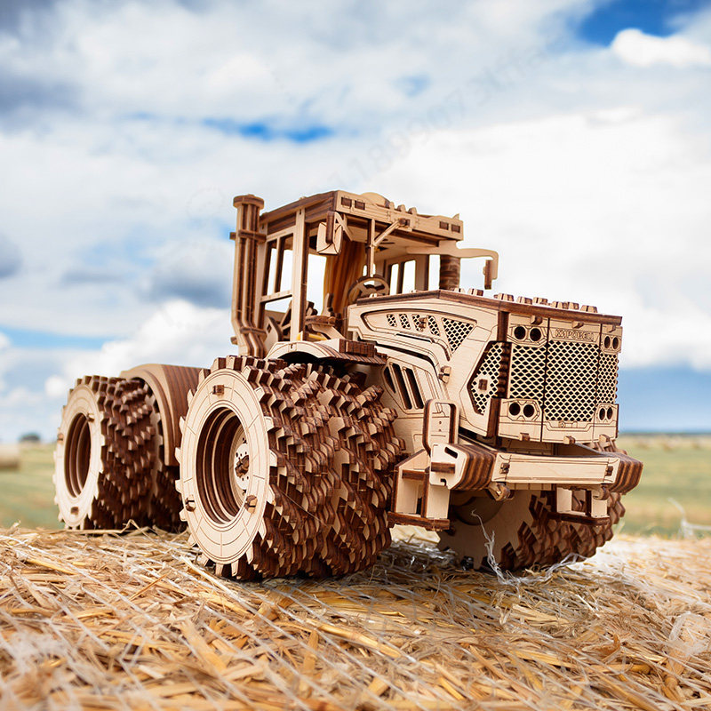 نموذج جرار زراعي خشبي للتركيب  - مراجعة Agriculture Farming Kit وسعره