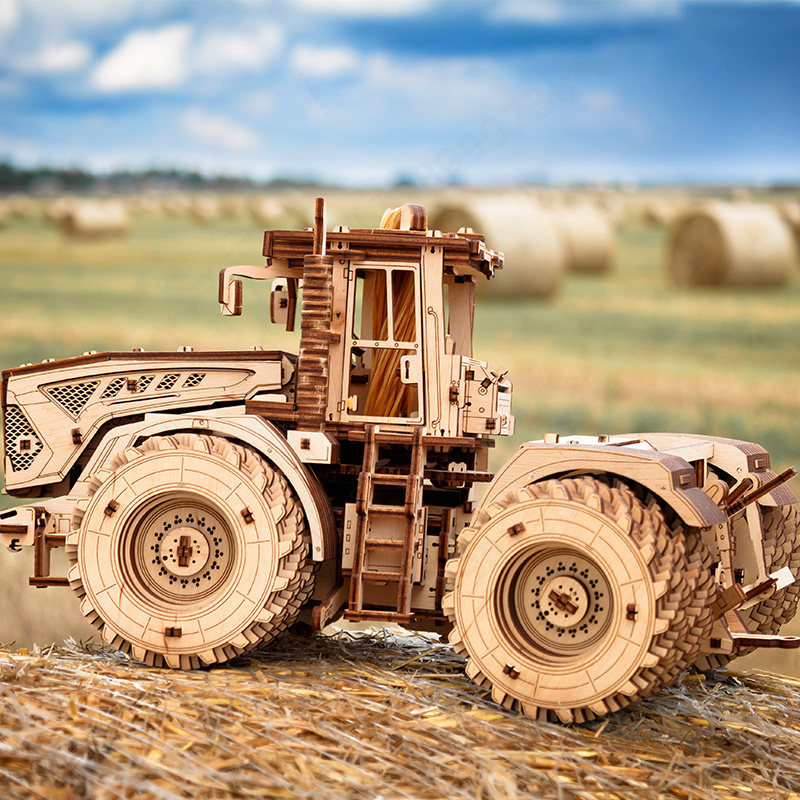 نموذج جرار زراعي خشبي للتركيب  - مراجعة Agriculture Farming Kit وسعره